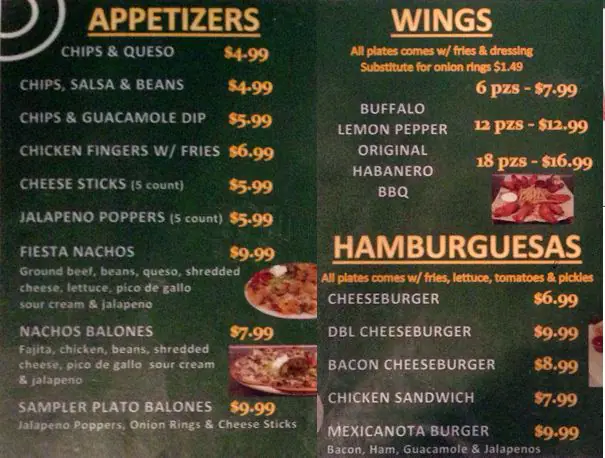 Tasty food Mexicanmenu Northwest Dallas