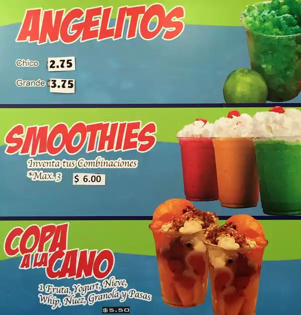 Menu of Fruteria Cano, Far North Dallas, Dallas  