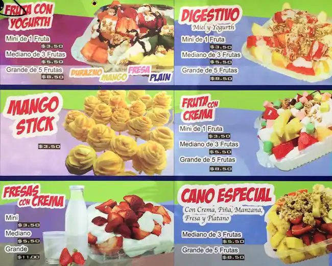 Menu of Fruteria Cano, Far North Dallas, Dallas  