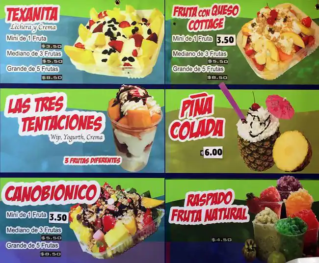 Menu of Fruteria Cano, Far North Dallas, Dallas  