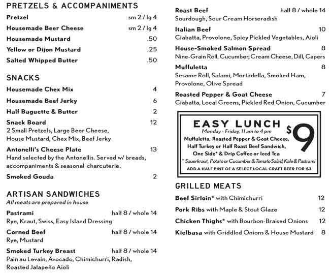 Best restaurant menu near ACC Riverside Campus East Riverside Austin