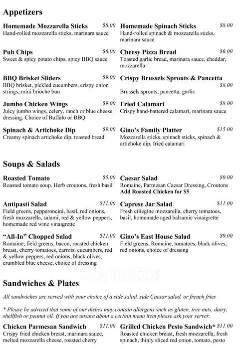 Best restaurant menu near Northwest Dallas