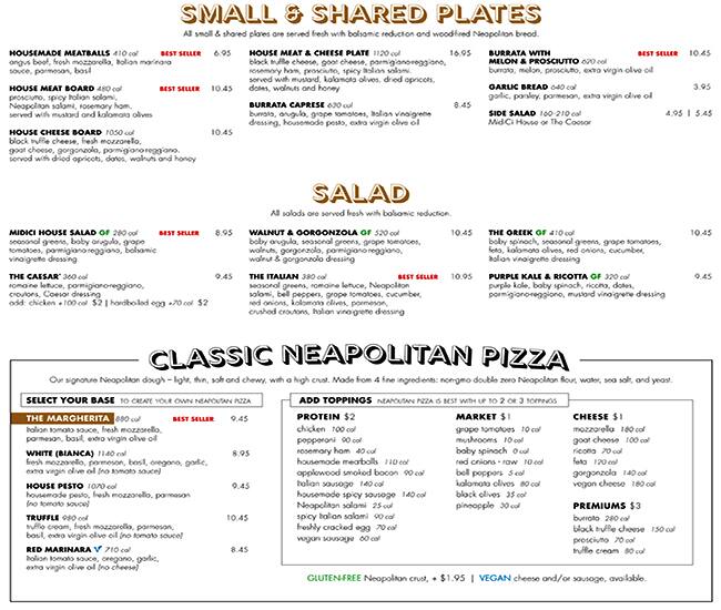 Tasty food Pizzamenu Vickery Meadow