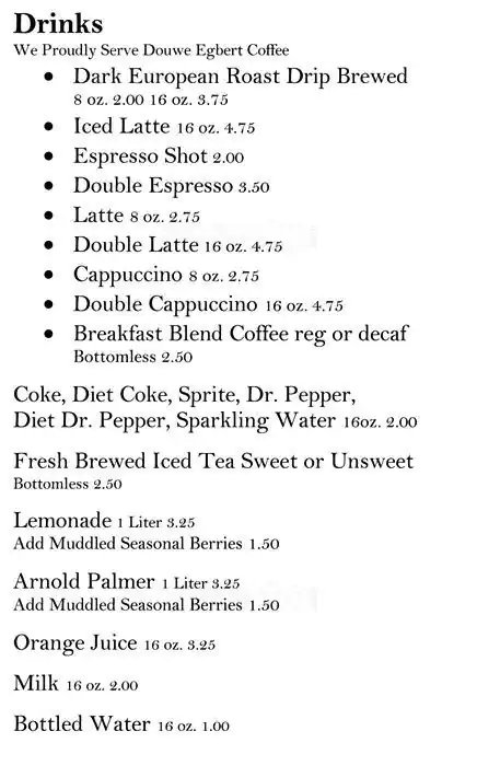 Menu of Brantley's 259 Bistro, Boerne, Boerne  