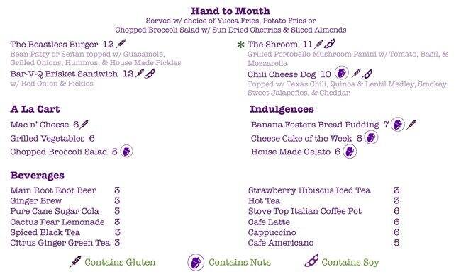 Menu of V-Eats at Trinity Groves, Oak Cliff, Dallas  