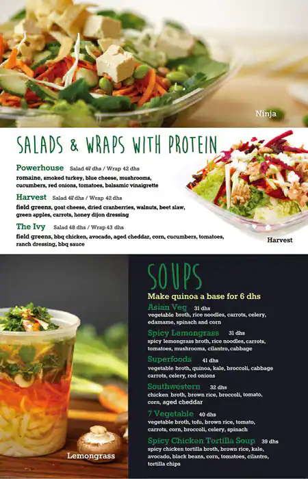 Freshii - فريشي Menu in Business Bay, Dubai 