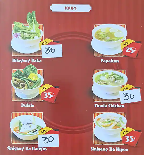 Mister Inasal Restaurant Menu in Al Khail Gate, Al Qouz, Dubai 