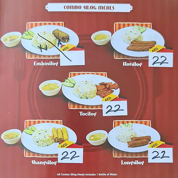 Mister Inasal Restaurant Menu in Al Khail Gate, Al Qouz, Dubai 