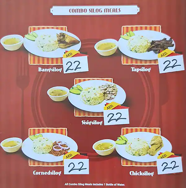 Mister Inasal Restaurant Menu in Al Khail Gate, Al Qouz, Dubai 