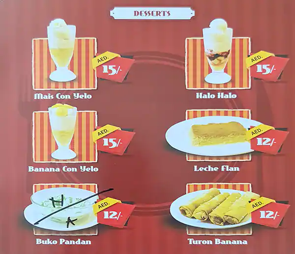 Mister Inasal Restaurant Menu in Al Khail Gate, Al Qouz, Dubai 