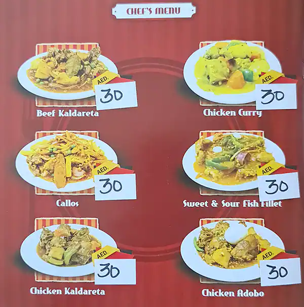 Mister Inasal Restaurant Menu in Al Khail Gate, Al Qouz, Dubai 