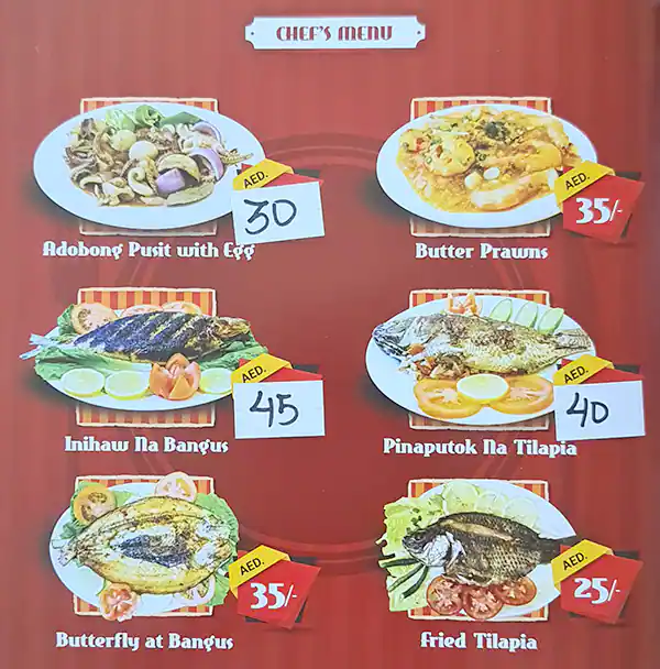 Mister Inasal Restaurant Menu in Al Khail Gate, Al Qouz, Dubai 