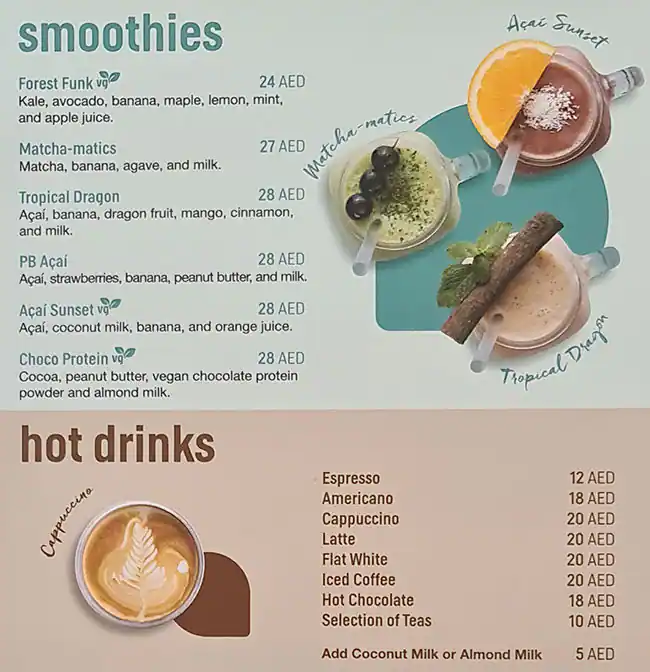 Toss & Co Menu in Dubai Design District, Dubai 