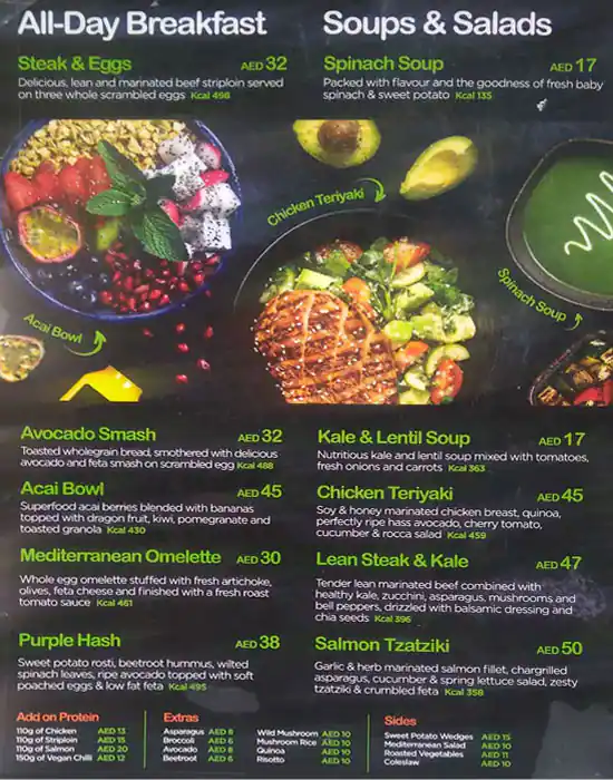 Tasty food Healthy Food, Saladmenu Burj Khalifa Area