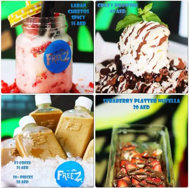 Freez - فريز Menu in Al Quoz, Dubai 