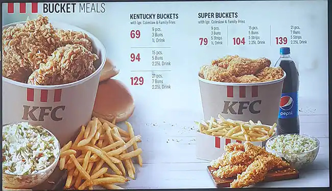 KFC - دجاج كنتاكي Menu in The Pavilion, International City, Dubai 