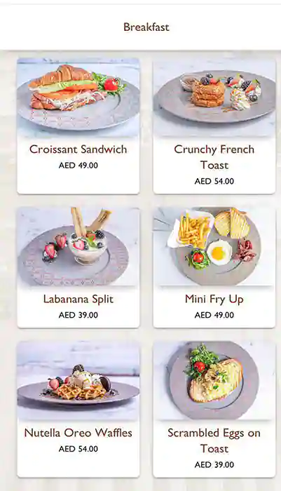 Walnut Grove Menu in CITY WALK, Al Safa, Dubai 