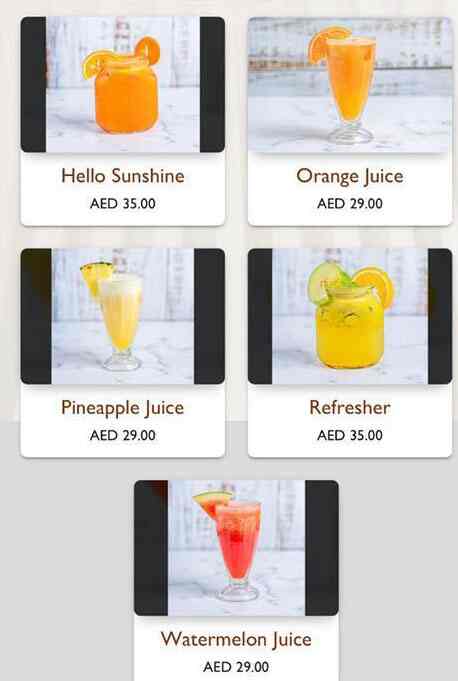 Walnut Grove Menu in CITY WALK, Al Safa, Dubai 