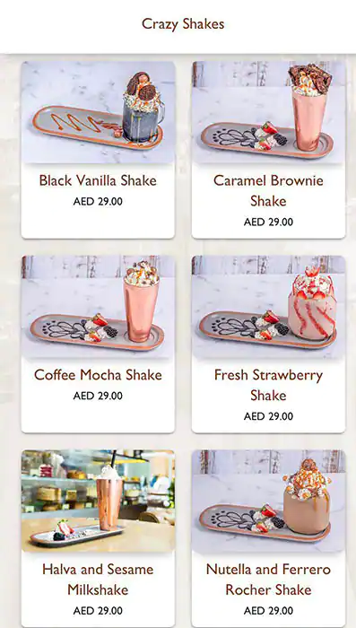 Walnut Grove Menu in CITY WALK, Al Safa, Dubai 