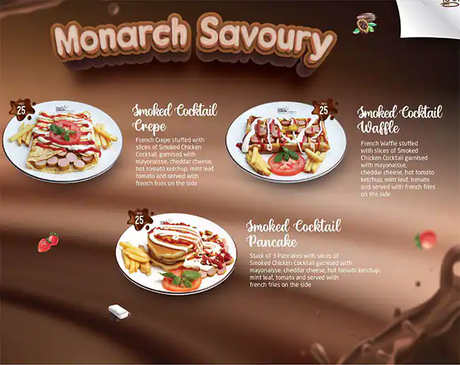 The Choco Monarch - ذي شوكو منارش Menu 