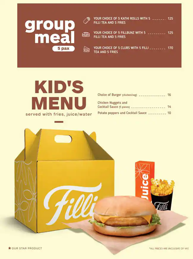 FiLLi - فيلي Menu in Al Barsha, Dubai 