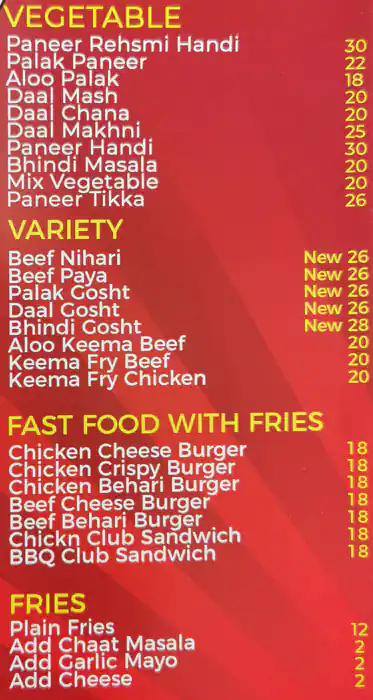 Truck Adda Menu in Cluster D, Jumeirah Lake Towers, Dubai 