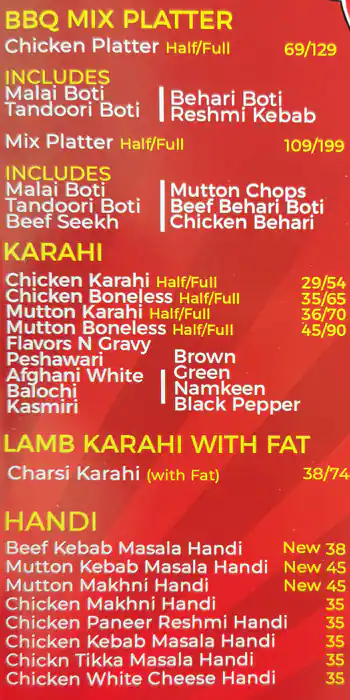 Truck Adda Menu in Cluster D, Jumeirah Lake Towers, Dubai 