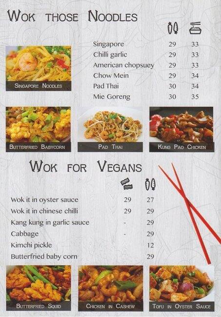 Wokman Menu in New Dubai 