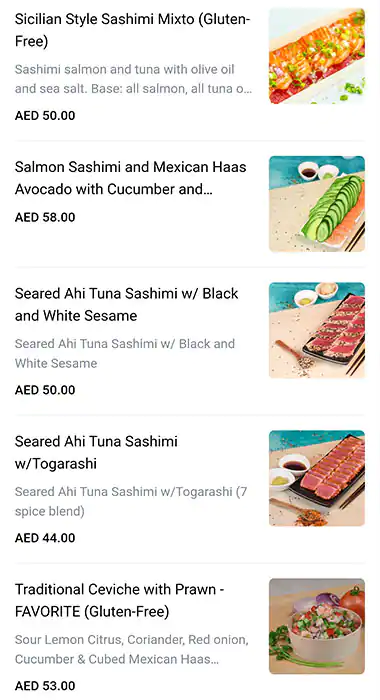 CALI-POKE California Seafood House - كالى بوك Menu 