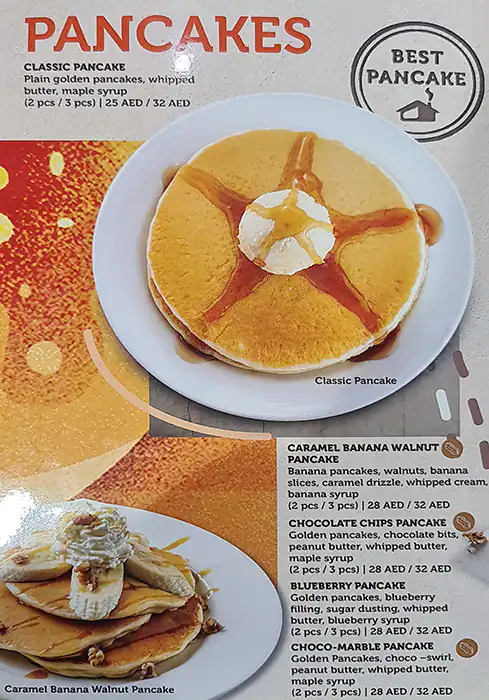 Pancake House - بانكيك هاوس Menu 