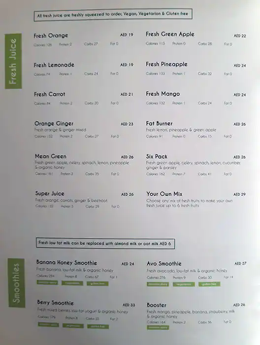 Krave - كريف Menu in DIFC, Dubai 