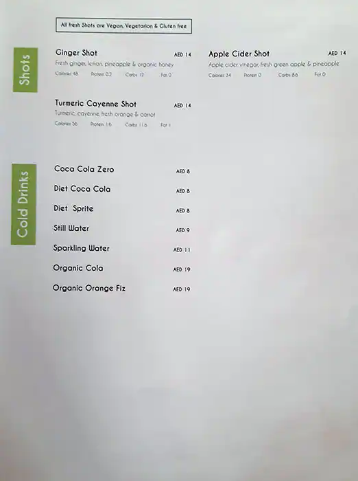 Krave - كريف Menu in DIFC, Dubai 