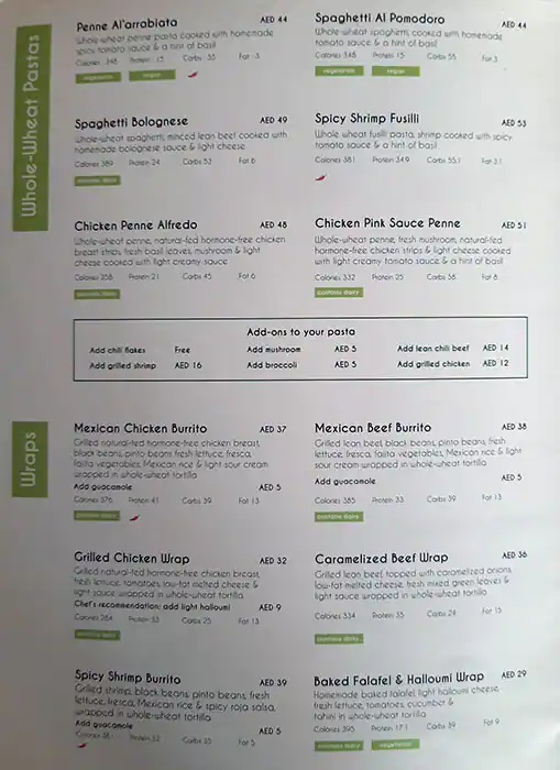 Krave - كريف Menu in DIFC, Dubai 