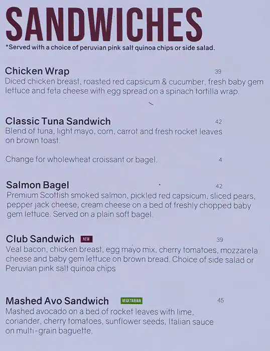 The Acai Spot Menu in DIFC, Dubai 