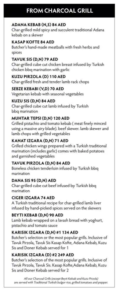 Kaftan Turkish Gourmet Menu in La Mer, Jumeirah 1, Dubai 