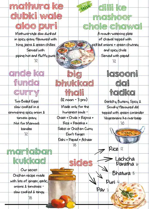 The Bhukkad Cafe - كافيه بهوكاد Menu 