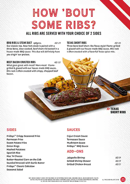 TGI Friday's - Rove Downtown Menu 