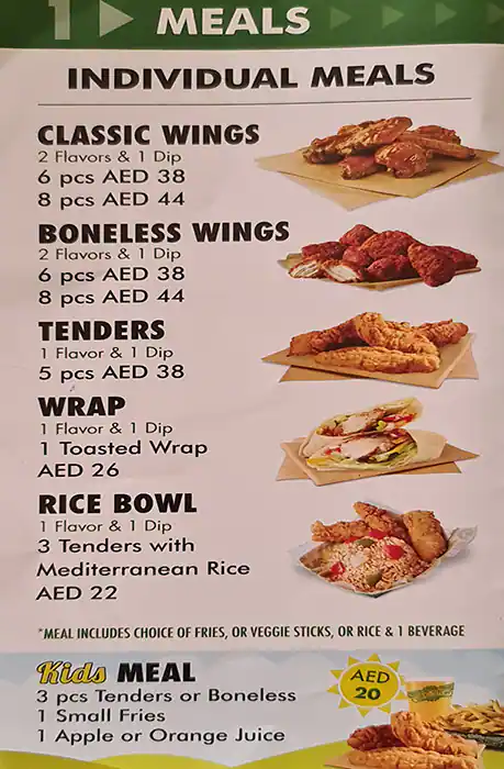 Best restaurant menu near Uptown Mirdiff Mall Mirdif Dubai
