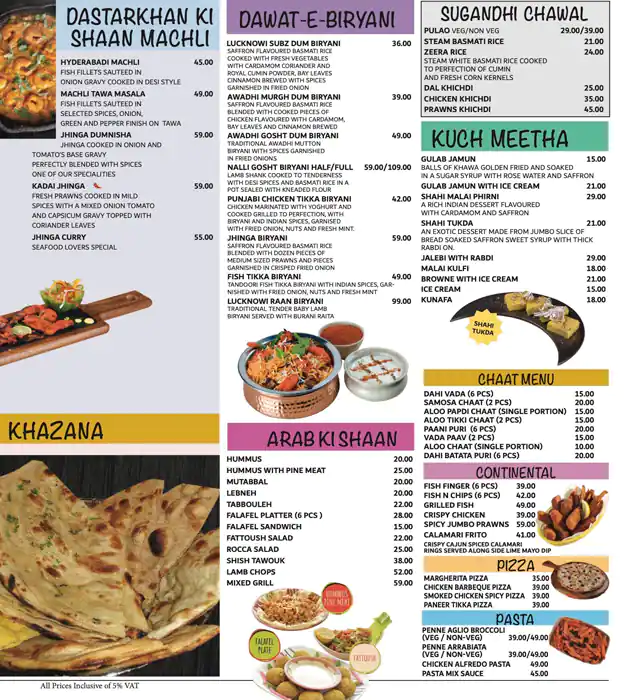 Desi Village Restaurant & Café - مطعم ومقهى ديسي ڤليج Menu 