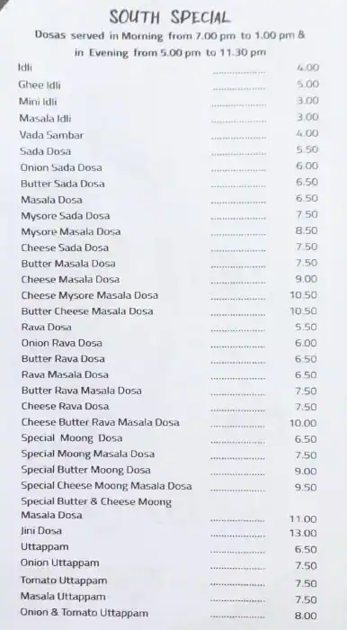 Best restaurant menu near Meena Bazaar Dubai