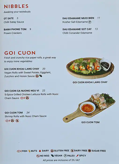 Vietnamese Foodies Menu in Cluster D, Jumeirah Lake Towers, Dubai 