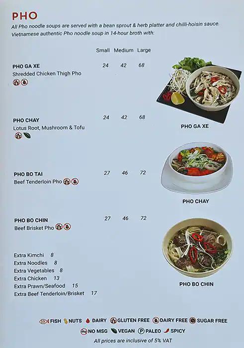 Vietnamese Foodies Menu in Cluster D, Jumeirah Lake Towers, Dubai 