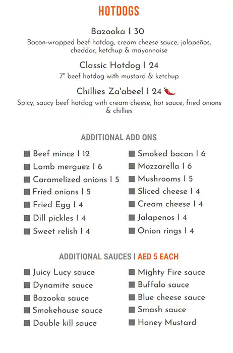 Last Resort Café Menu in Al Hudaiba and Around, Dubai 