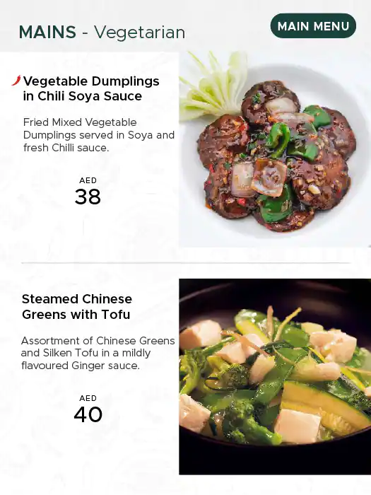 Asia Kitchen By Mainland China - اسيا كيتشين باي مينلاند تشاينا Menu 