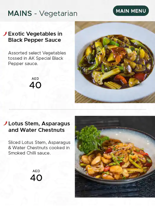 Asia Kitchen By Mainland China - اسيا كيتشين باي مينلاند تشاينا Menu 