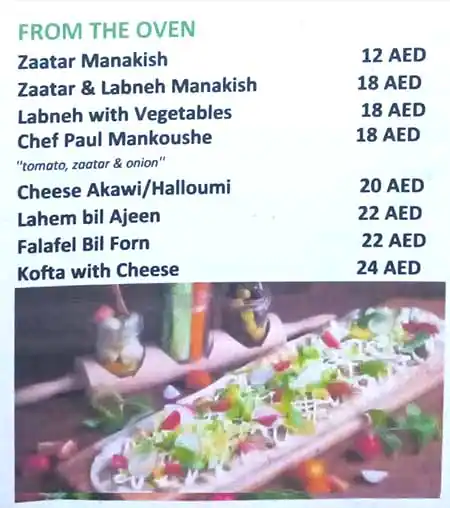 Dar Habak Menu in Jumeirah 1, Dubai 