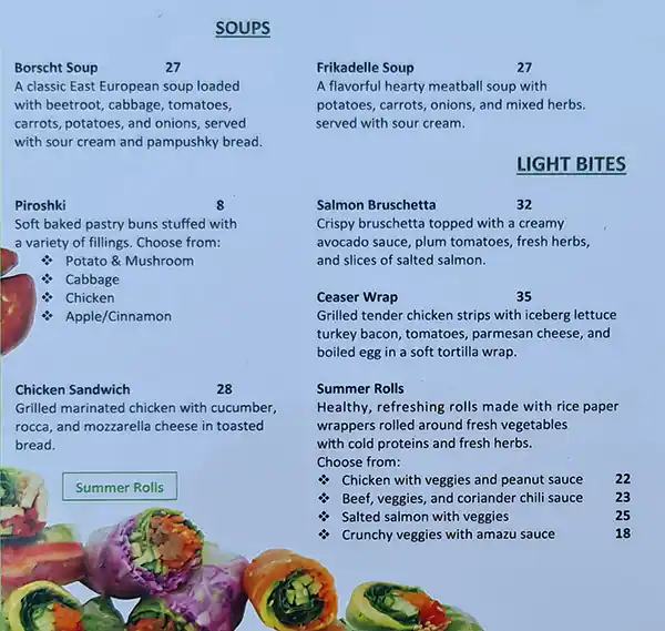 Favourite Choice Menu in Cluster F, Jumeirah Lake Towers, Dubai 