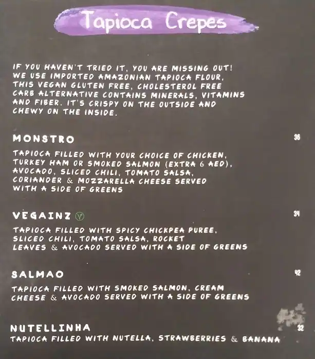 Projeto Acai - بروجيتو اكاي Menu 