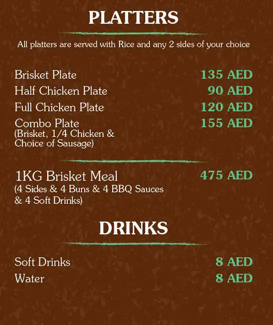 The Mattar Farm Menu in Jebel Ali 