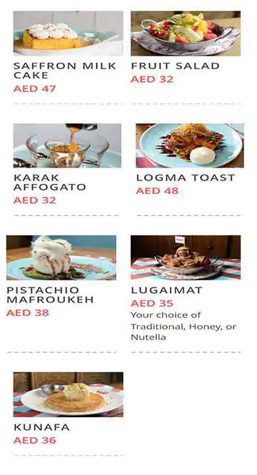 Logma Menu in The Dubai Mall,Downtown Dubai, Dubai 